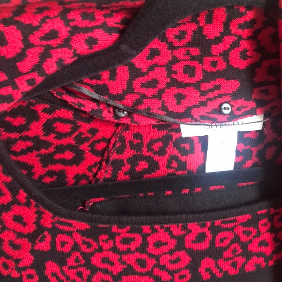 Style & Co 2-Piece Leopard Print Tunic - Picture 3 of 8